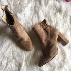 Louise et Cie Shayna Block heel bootie Taupe 8.5